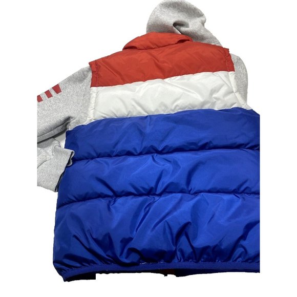 Converse Jacket All Star Boys Medium Vest has stain on sleeve - As Is Condition. - Picture 10 of 13